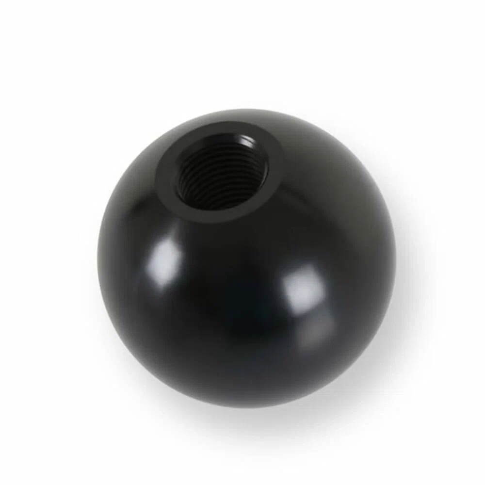 Fits Shifters W_M16X1.5 Billet Shift Knob-No Shift Pattern Gloss Black-163001HST
